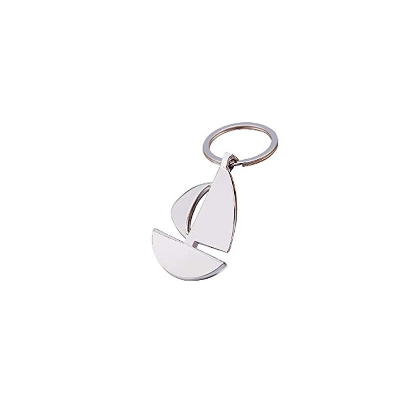 IKAAR Metal Keyring, silver