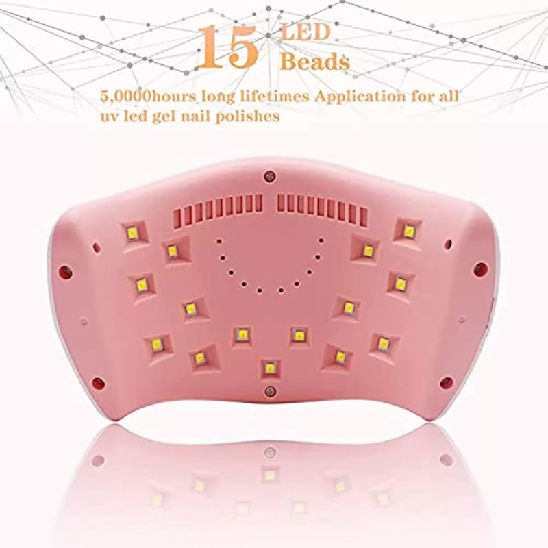 LKE Lámpara De Uñas Led Uv, Secador De Uñas Lke