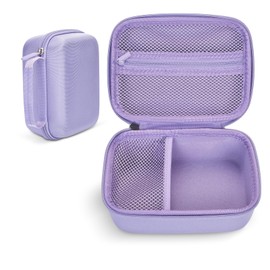Hikkon Kids Camera Case Compatible for Hangrui/Dylanto/GREENKINDER/GKTZ/Gofunly/HiMont Digital Camera Toy,Portable Instant Camera Storage Holder Organizer Bag (Case Only) - Purple
