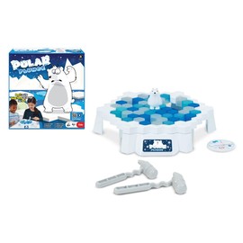 Merchant Ambassador Polar Bear Plunge - Knock Game for Children - Skill Game with Polar Bear, Ice Blocks & Spinner - Exciting Fun for the Whole Family - Toy for Children from 4 Years