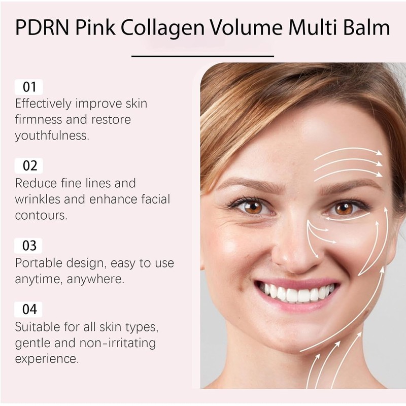 PDRN Pink Collagen Volume Multi Balm, Bálsamo en Barra con
