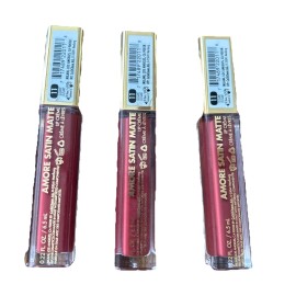 Milani Lot of 3- Milani AMORE SATIN MATTE  11 Lip Crème ELEGANT