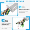 Electric Motor Controller, 36V/48V 350W, Aluminium Alloy, Brush DC Motor