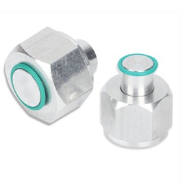 Rear AC Block Off Kit, Car Rear Air Conditioning Block Off Fittings Kit Fit for DODGE Caravan 2004-2011 CHRYSLER Town & Country 2004-2011