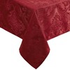 Elrene Damask Tablecloth, Polyester, Red, 52" x 52" (Square)