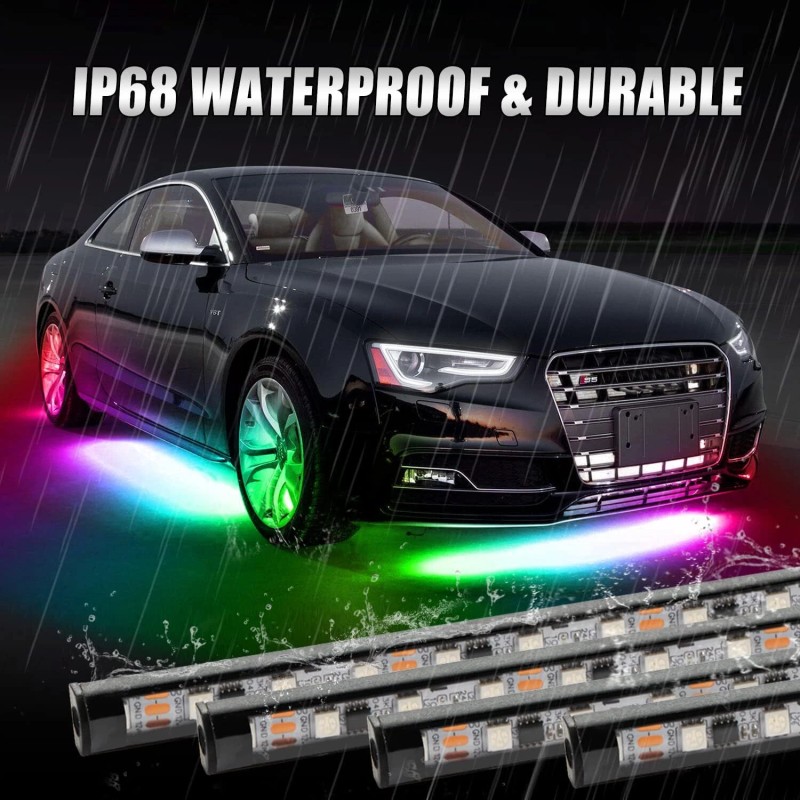 KEEPDSGN For Chevy Corvette C8 C7 C6 6PCS Car RGB