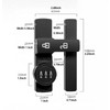 Toolzia Sliding Barn Door Lock - 3-Digit Combination Deadbolt