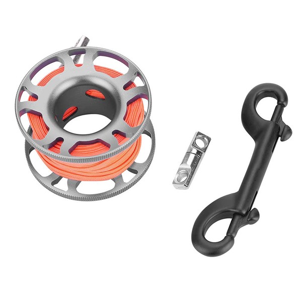 SPYMINNPOO Diving Finger Spool, Aviation Aluminium Finger Reel, Diving Scuba