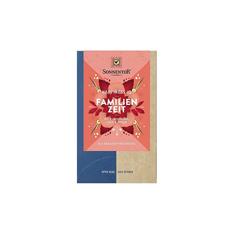 SONNENTOR Happiness is Family Time Tea, 18 Double Chambers, 27