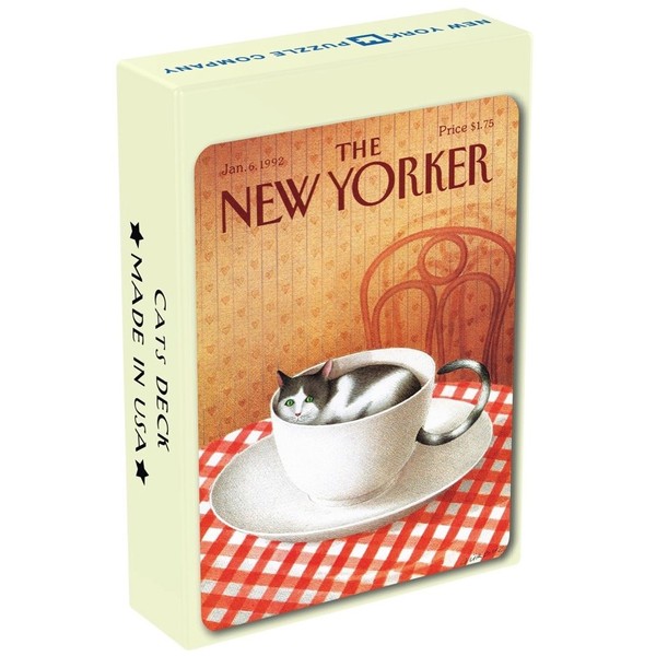New York Puzzle Company Cat Cartoon Playing Cards