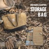OneTigris Waxed Canvas Tool Tote Bag with Removable Tool Roll