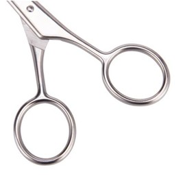 2-Piece Stainless Steel Beard Scissors Set Precision Trimming Shears for Men for Home and Barbershop Use Comfortable to Hold Design