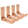 Foldable Wall Hook, Invisible Folding Wall Mount, YOCZOX 4 Pieces