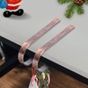 Minicoco 6PCS Christmas Stocking Holder, Metal Christmas Stocking Hanger for