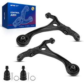KAX Front Lower Control Arm w/Ball Joint + Sway Bar Links for 2003 2004 2005 2006 2007 Honda Accord, 2004-2008 Acura TSX Suspension Kit K640289 K640290 K80228 4pc
