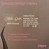 Mocomfor 20 Pack 3ml Empty Cuticle Oil Bottles with Sticker