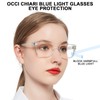 OCCI CHIARI Bifocal Reading Glasses Womens Blue light Blocking Readers
