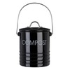 Premier Housewares Compost Bin with Handle - Black
