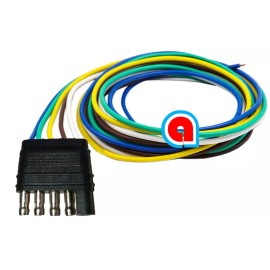 Unbranded 5-Way Flat 36" Male Trailer Wiring Harness for Car, Trailer, Truck, RV, Boat
