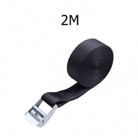화물 고정 벨트 화물차 탑차 용달차 오토바이 버클 짐바스트랩 벨트 블랙 2M_23316277 Cargo Securing Belt for Trucks, Vans, and Motorcycles, Buckle Strap, Black 2M_23316277