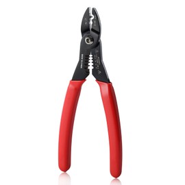 GOLD DEER Electrical Pliers, Giboshi Terminal, Range of Use, AWG 0.5 - 0.8 inches (12 - 20 mm), Crimping Tool, Universal Electrician Pliers, Multi-functional Pliers, Wire Stripper, Precision Crimping