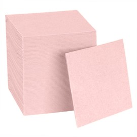 Servilletas de cóctel desechables de color rosa, 4 x 4 pulgadas, paquete de servilletas de papel cuadrado de alta gama para bar, cafetería, restaurante, Navidad, cumpleaños, boda, baby shower, 100 unidades