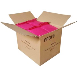 iMBAPrice 6x10 Inches Pink Color Polybubble Bag, 250-Pack Small Size #0 Self Seal Poly Bubble Mailers Padded Packing Envelopes (Total 250 Bags)