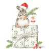20 Napkins Christmas Mouse on Gift Animals Christmas Winter Table