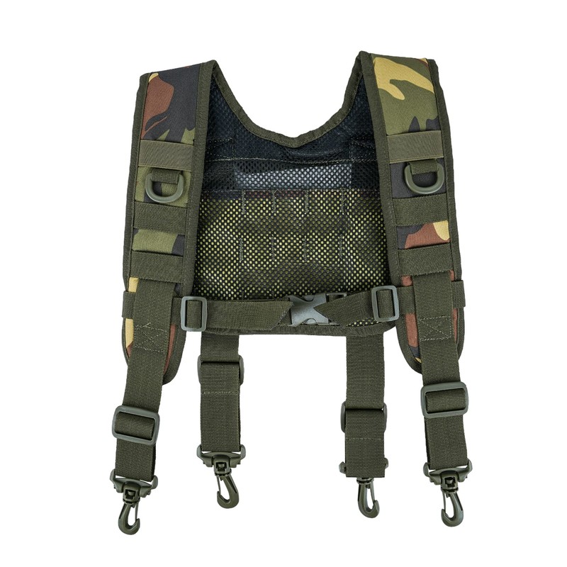 MELOTOUGH Tactical Outdoor H-Harness Duty Belt Suspenders (Battle Belt not