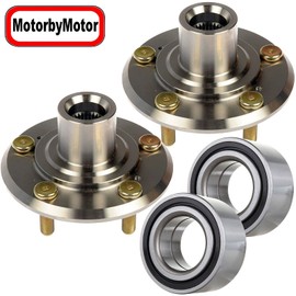 MotorbyMotor 930-451 Front Heavy Duty Wheel Bearing Assembly with 5 Lugs Fits for 1999-2004 Honda Odyssey Wheel Bearing and Hub Assembly 510059-2pk