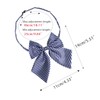 Allegra K School Ribbon, Ribbon Tie, Uniform, Bowtie, Bowtie, Adjustable,