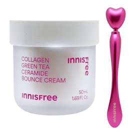 Innisfree Collagen Green Tea Ceramide Elasticity Barrier Cream 50ml+ / 이니스프리 콜라겐 그린티 세라마이드 탄력장벽 크림 50ml+