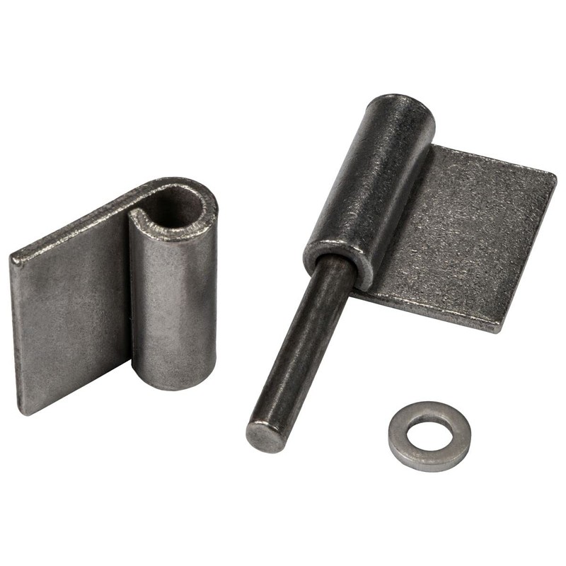 Gedotec Hinges for Welding, Pack of 2, Weld-On Tape for