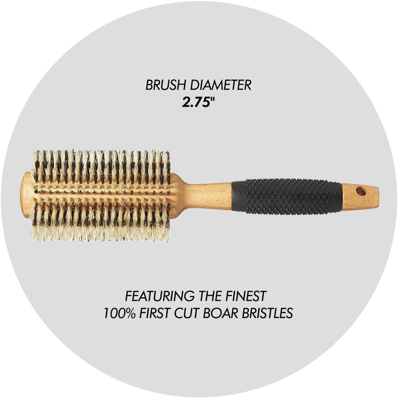 Sam Villa Signature Series Nylon & Boar Bristle Hair Brush