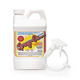 Spray-On F1000 Fiberglass Boat Hull and Bottom Cleaner - 1/2 Gallon with Sprayer