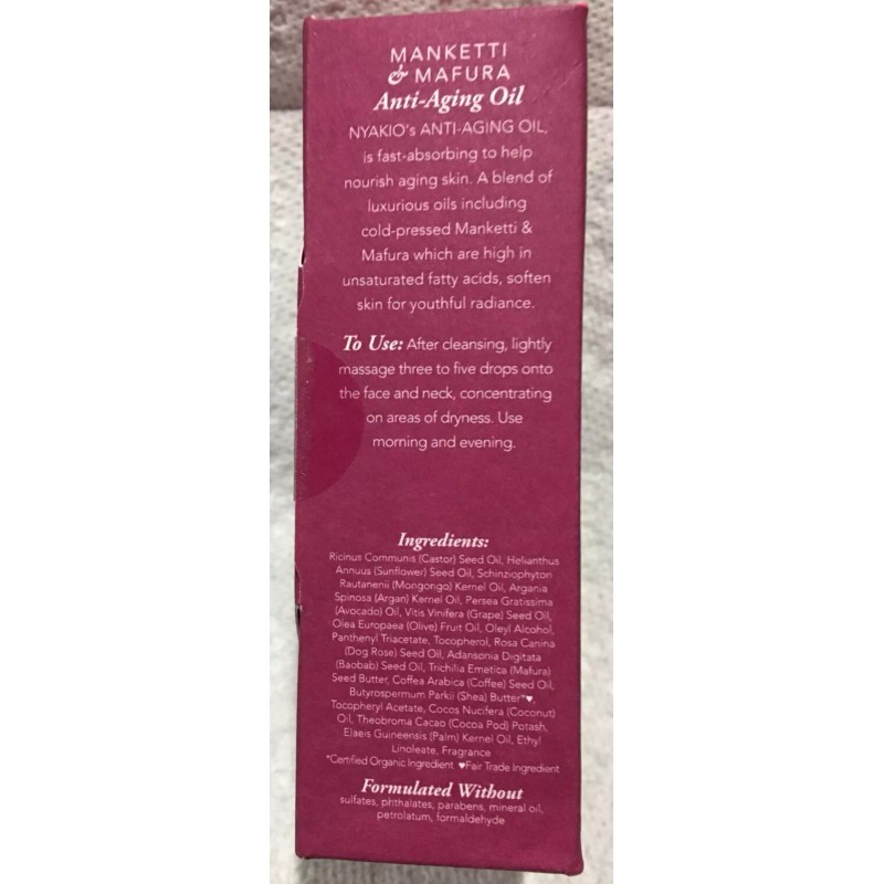 RESTORE Nyakio Manketti & Mafura Anti-Aging Oil All Skin Types