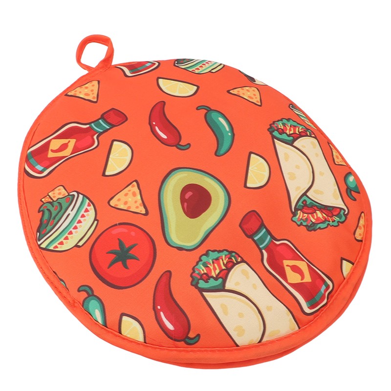 Tortilla Warmer Pouch 11.8 Inch Insulated Microwaveable Fabric Tortilla Keeper