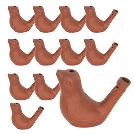 Sol Expert Bird Water Pipe Set of 12 Tone Brown Children's Musical Instrument