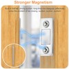 Ultra Thin Magnetic Door Catch with Screws, Drawer Magnet Catch