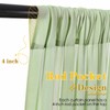 10ftx10ft Sage Green Chiffon Backdrop Curtain Wedding Backdrop Sheer Backdrop