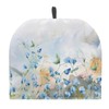 TOADDMOS Blue Floral Marble Teapot Cozy Warm Home Kitchen Decorative