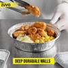 Zuvo Round Aluminium Containers – Pack of 20 Foil Flan