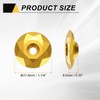 sourcing map 1 1/4" OD Bicycle Headset Stem Top Cap