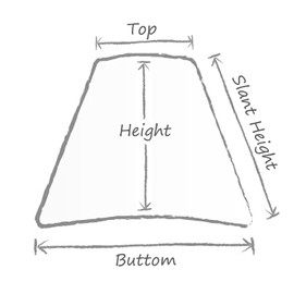 Upgradelights White Square Bell 8 Inch Clip on Candle Stick Replacement Lamp Shade (4x8x7)