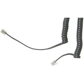 ESI 25 ESI 25' FT 48 24 12 Key IVX DFP X E C S Phone Handset Coil Cords Charcoal NEW