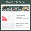 OTTPOOM Back To School Banner Welcome Back To School Yard