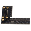 100mm Woodworking Scriber L Shape Square Ruler Aluminum Alloy Carpenter
