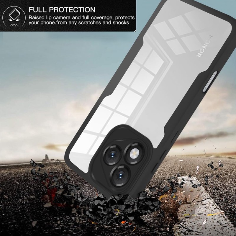 YUXING Full Body Case for Honor 400 Lite, Dual-Layer 360°