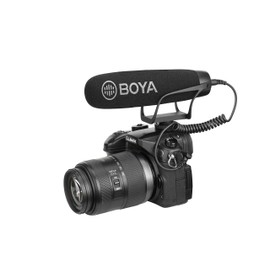 BOYA BY-BM2021 Wired On-Camera Super-Cardioid Shotgun Microphone for DSLRs and Smartphone