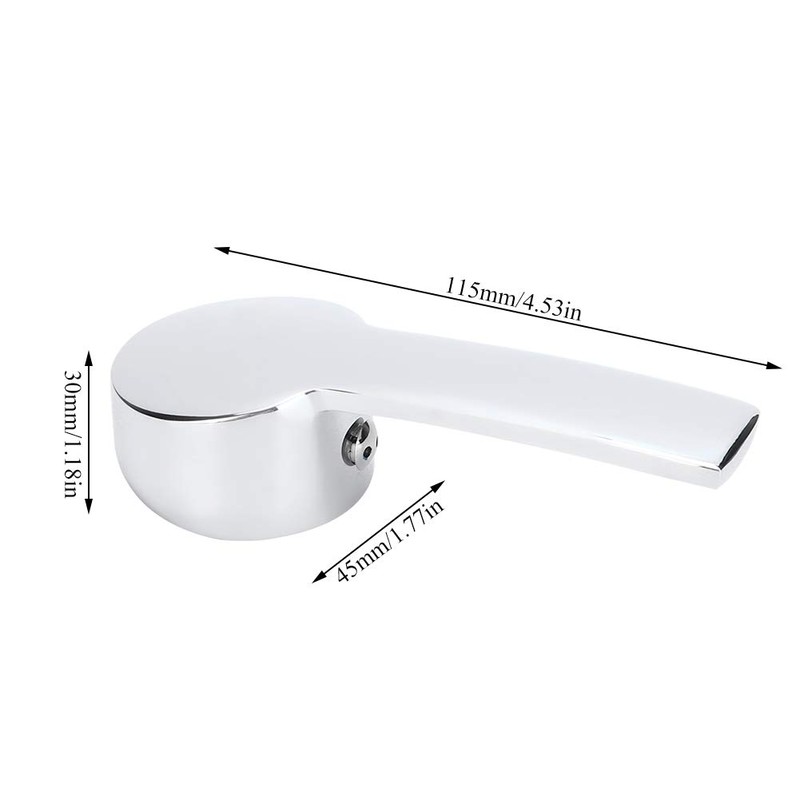 Hot Cold Water Tap Handle, Zinc Alloy Kitchen Bath Faucet